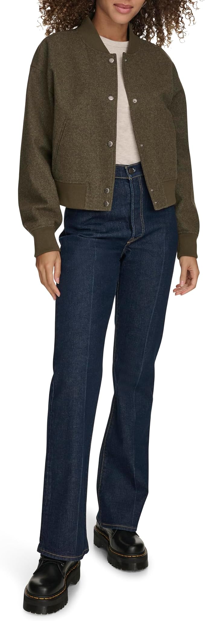 Olive Wool Blend