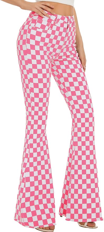 Pink and White Plaid