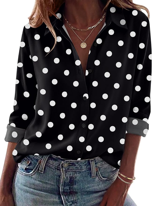 Polka Dots Black