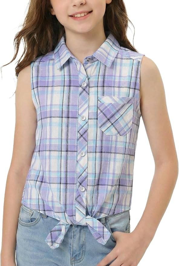 Snap Plaid Light Purple
