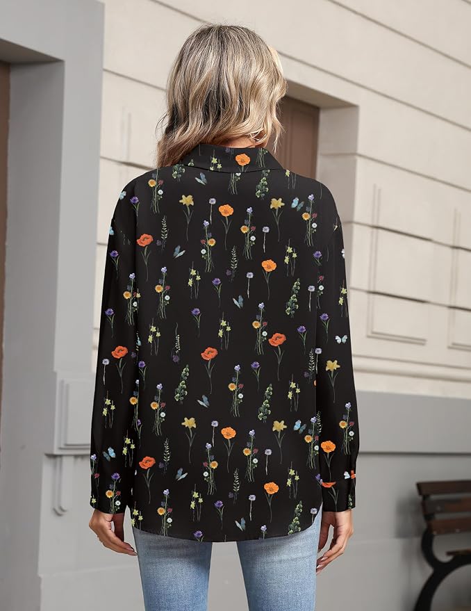 Floral Black
