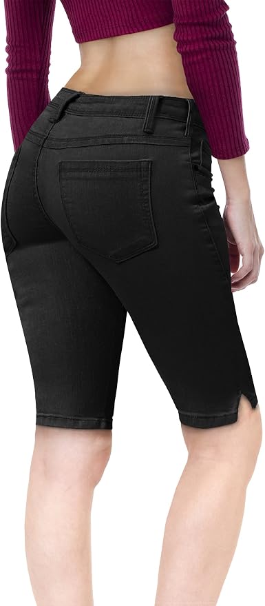 Bermuda-super Stretch Black