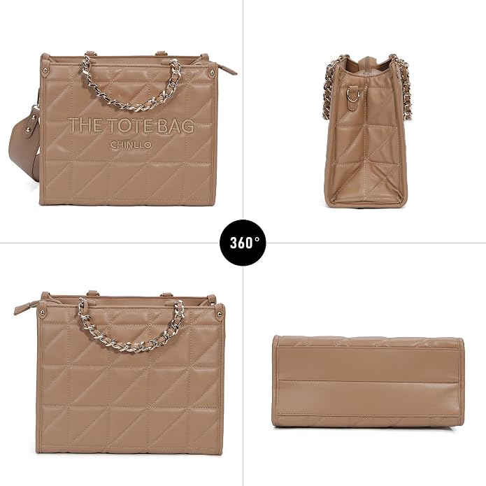 Camel-quilted