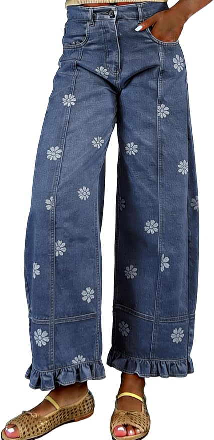 Dark Blue Floral