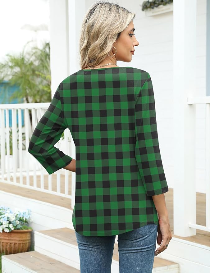1-z-green Black Plaid