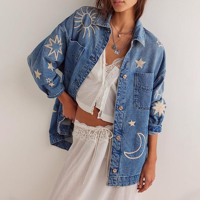 Blue Embroidery