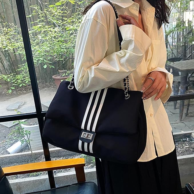 #G Black Tote Bags for Women