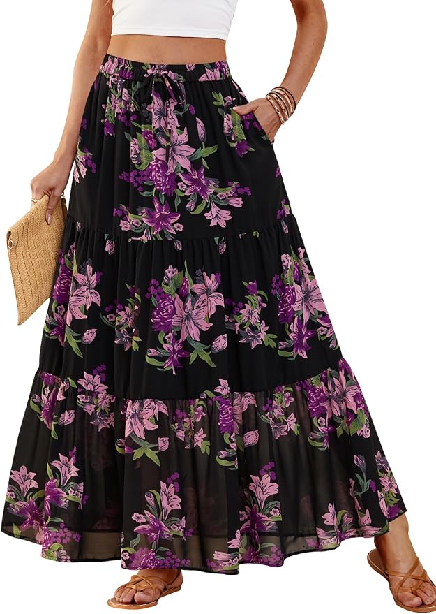 Black Pink Floral
