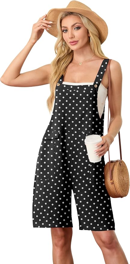 White Black Polka Dots