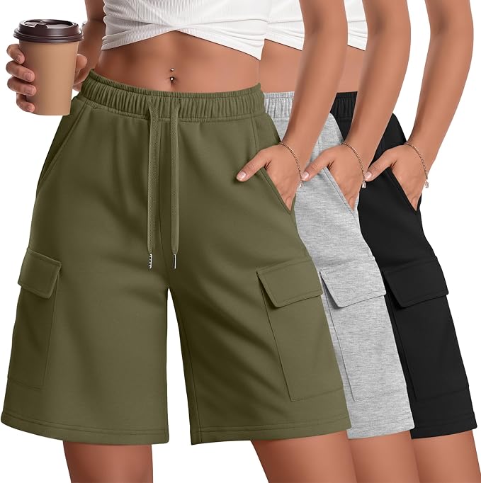 Olive Green, Light Mixed Gray, Black