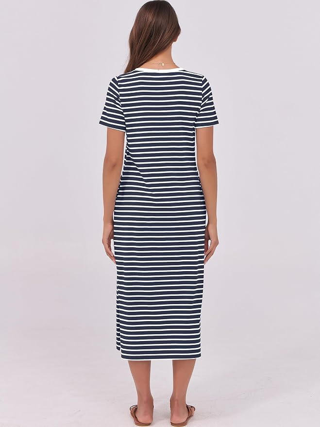 Blue White Stripe