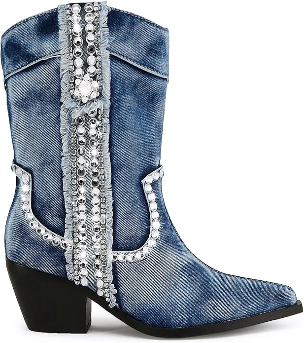 Blue Rhinestones