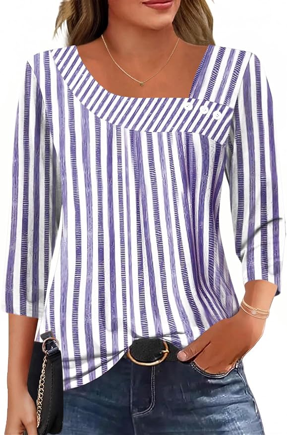 2-purple-white Stripes