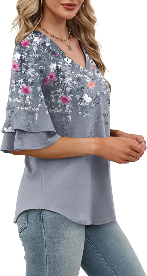 Grey Floral