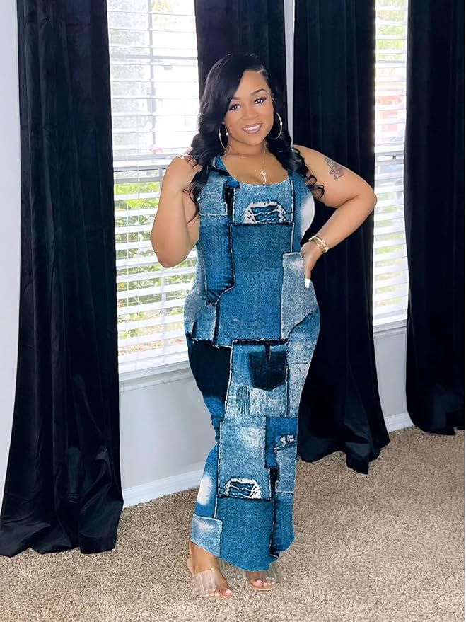 14-denim Print