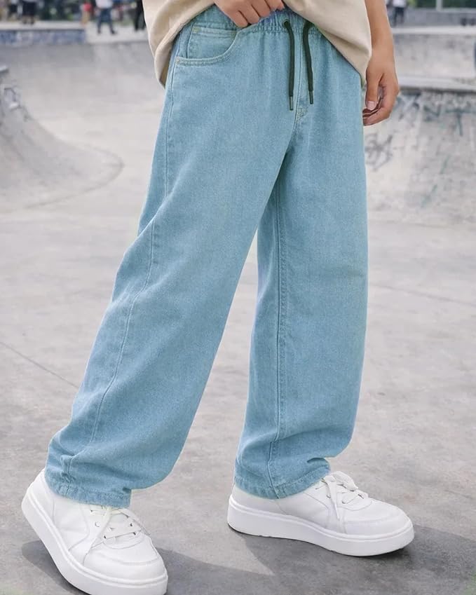 Light Blue Freazy Loose Fit