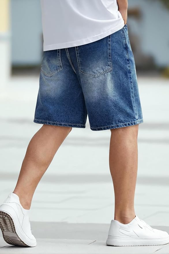 Dark Blue Wash Ripped