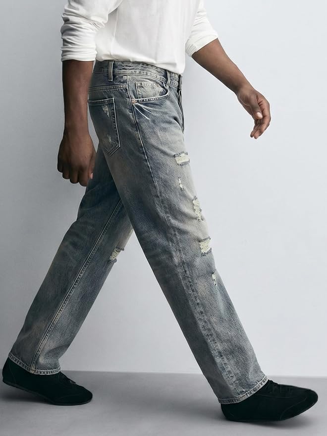 Vintage Blue Ripped