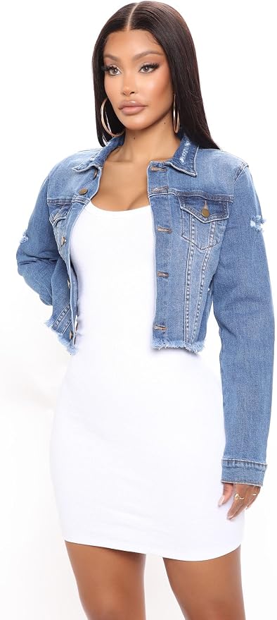 Blue Denim Jacket for Women