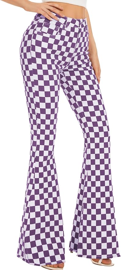 Deep Purple Checkered
