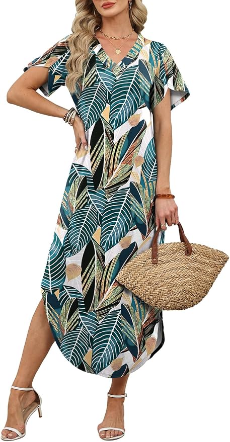 Floral Palm Leaf