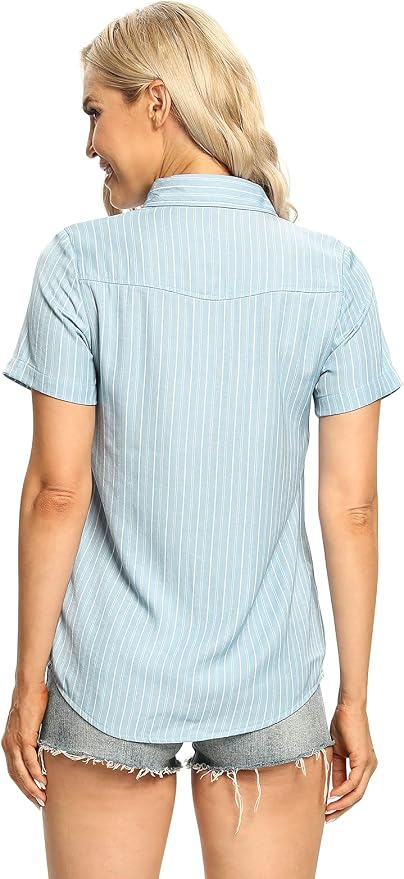 Light Blue Striped