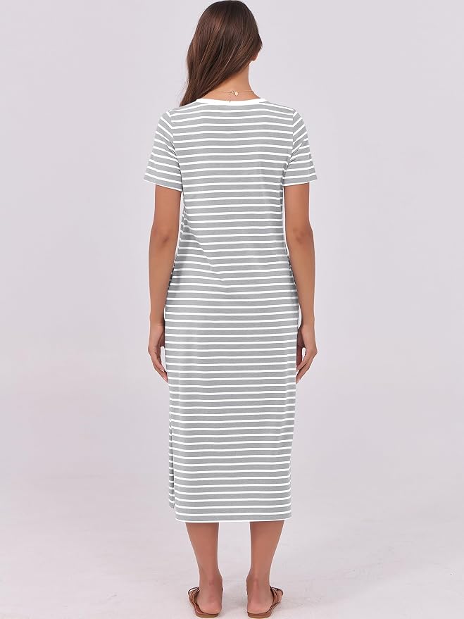Grey White Stripe