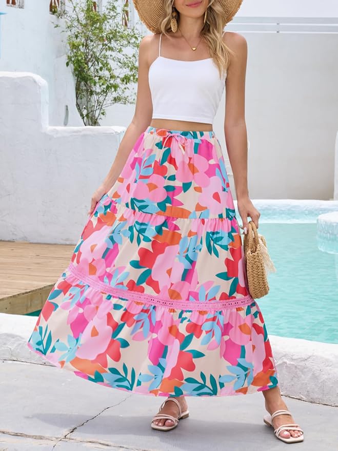 ‌pink Blue Floral