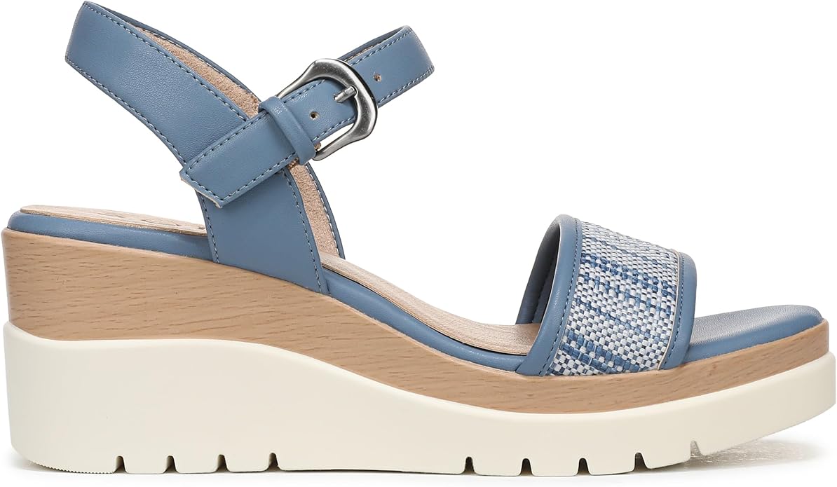 Blue Faux Raffia