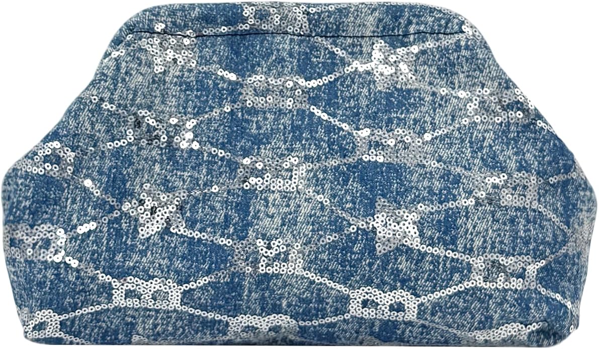 Sequin Denim Star Constellation
