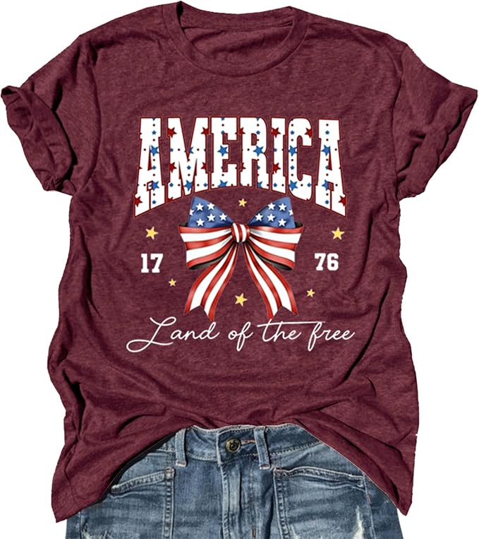 America Bow-dark Red