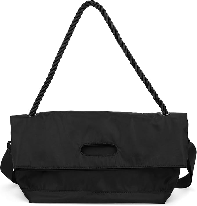 #S Black Crossbody Bag