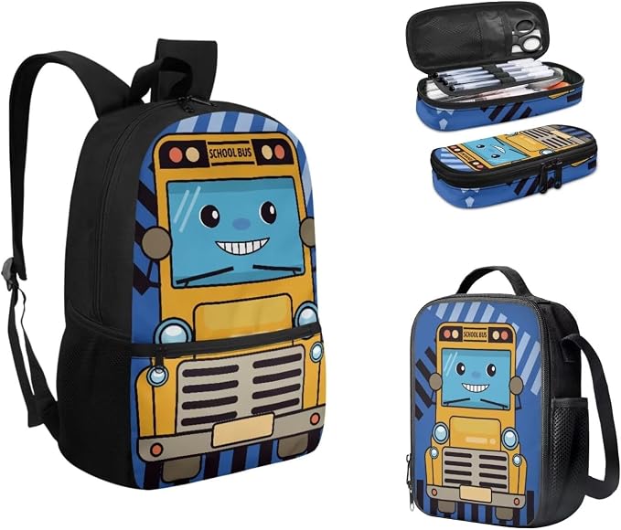 Cartoon School Bus
