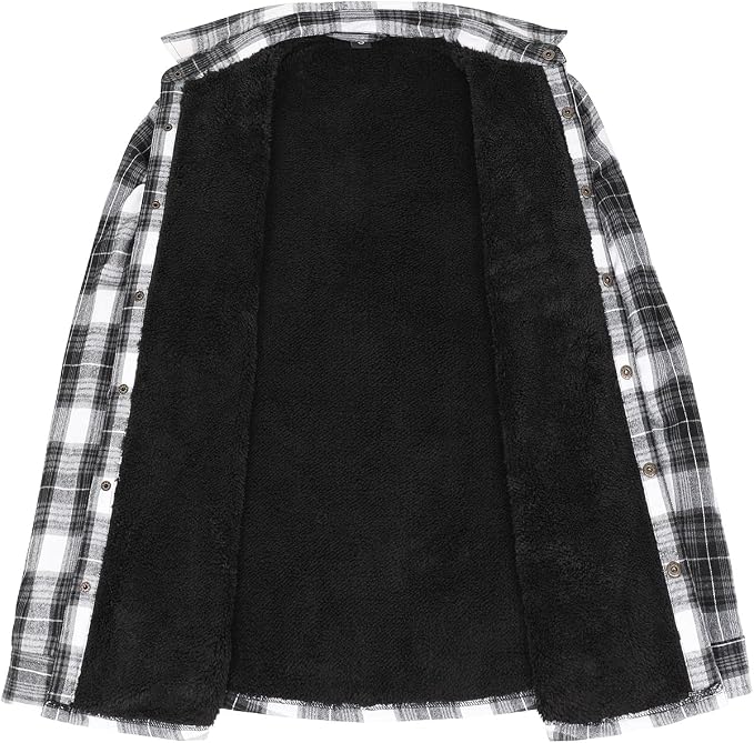 Sherpa Lined Black Grey