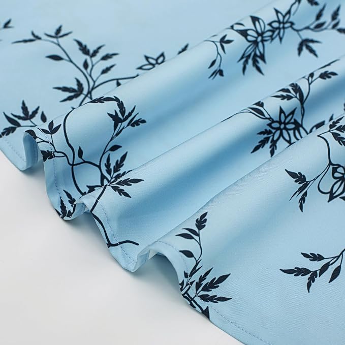 Black Blue Flower