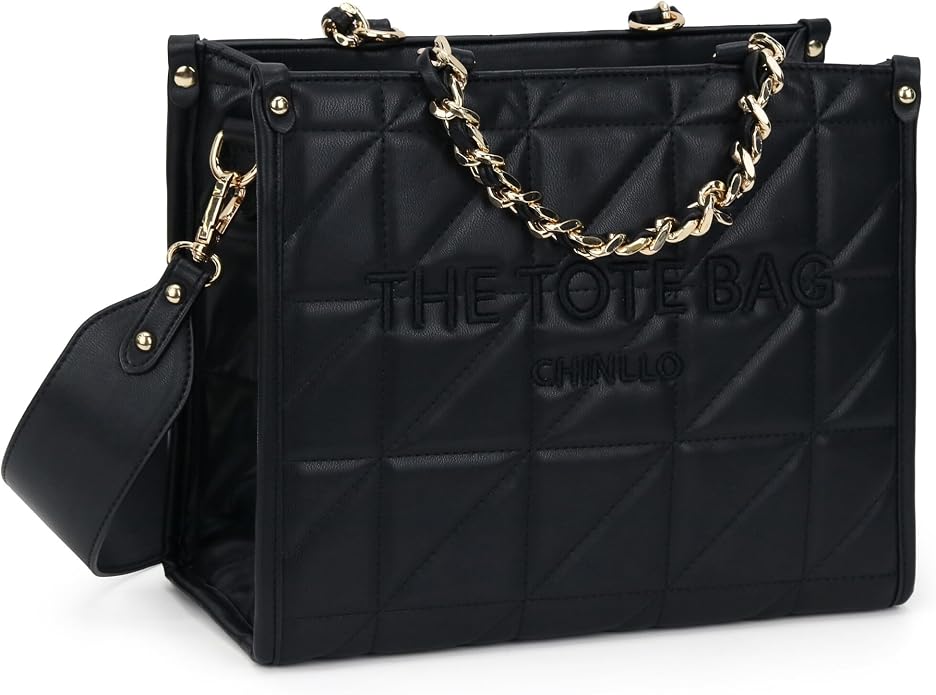 Black-quilted