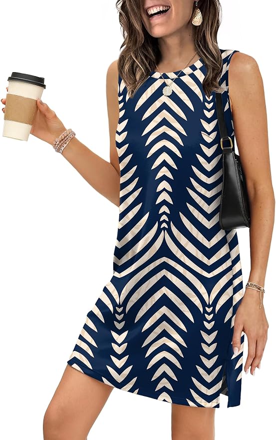 Blue Apricot Stripe