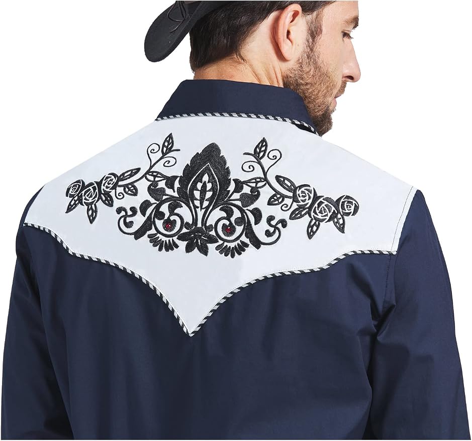 Navy Blue With Rhinestone