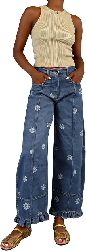 Dark Blue Floral