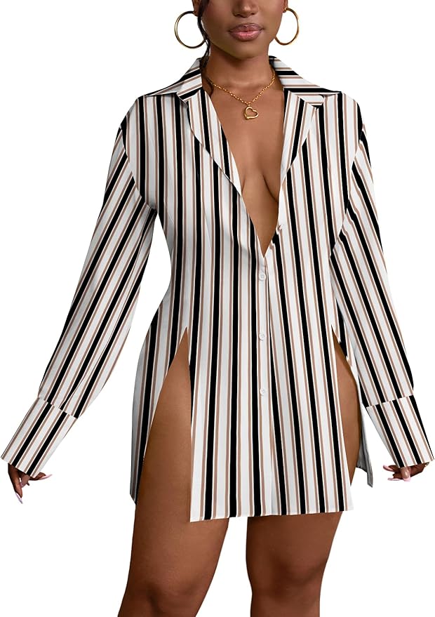 Off White Stirped