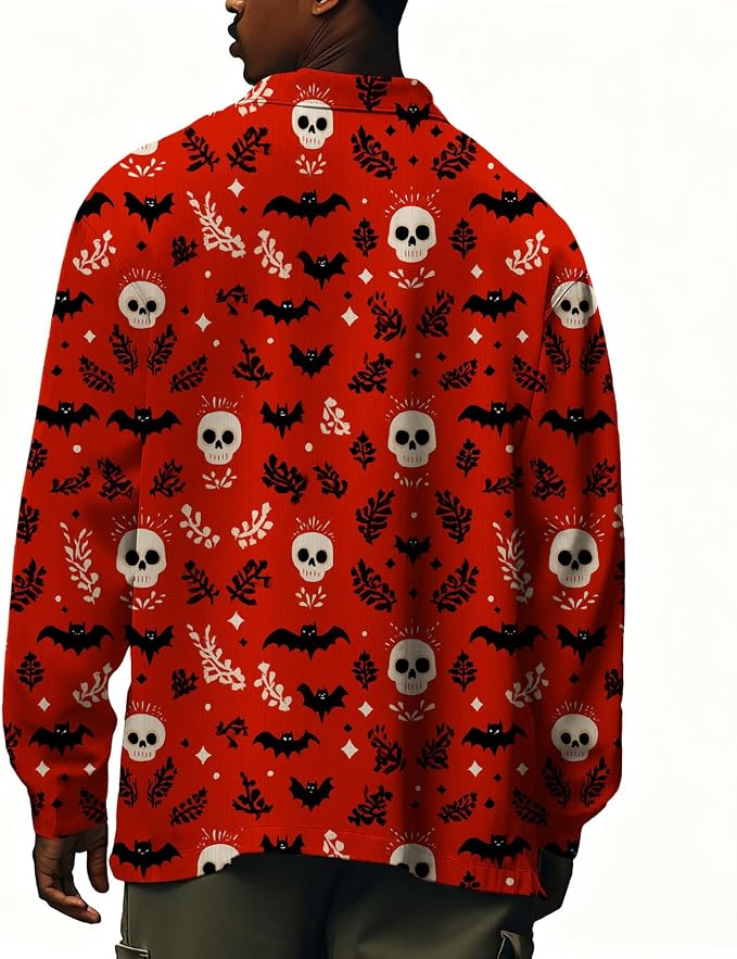 Skull Bat Red