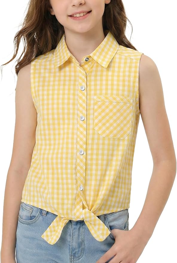 Snap Yellow Check Gingham