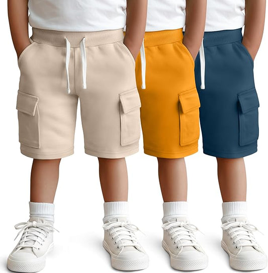 Beige, Orange, Dark Blue