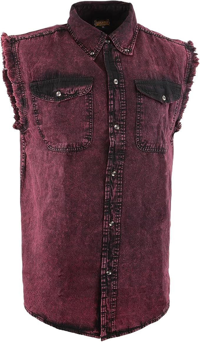 Stone Wash Burgundy