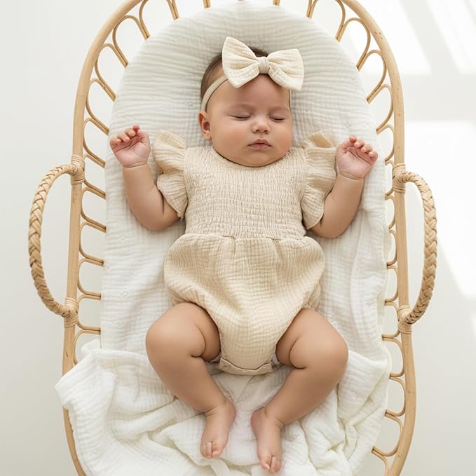 Smocked Beige