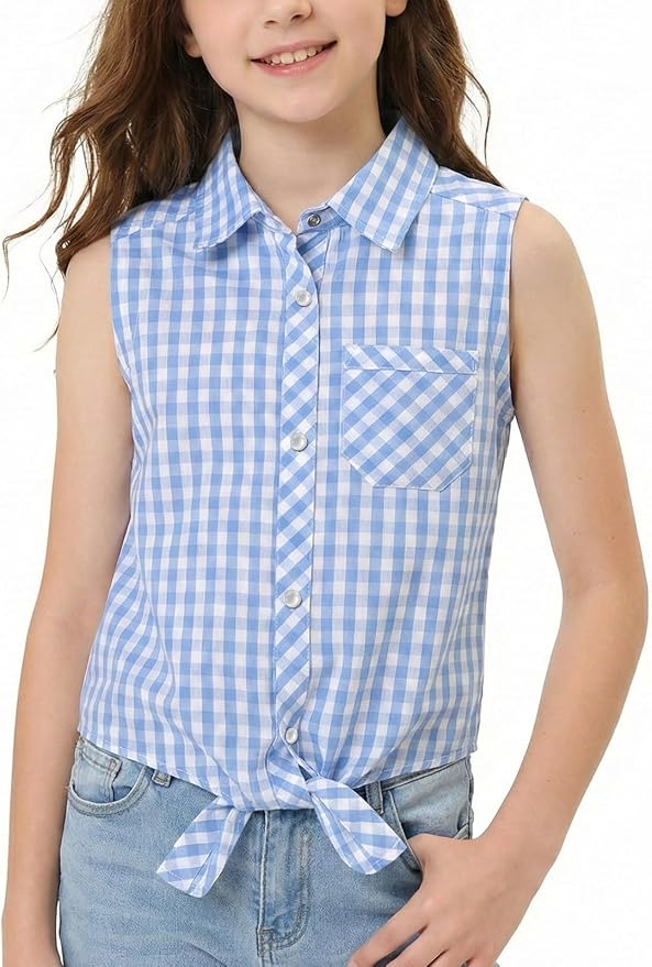 Snap Blue Check Gingham