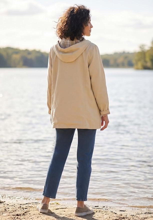 Natural Khaki Ivory Plaid