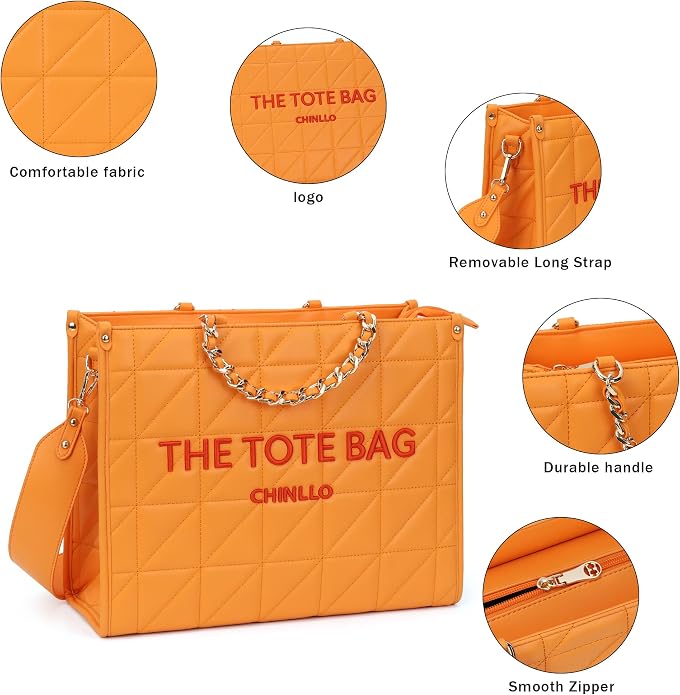 Orange-quilted