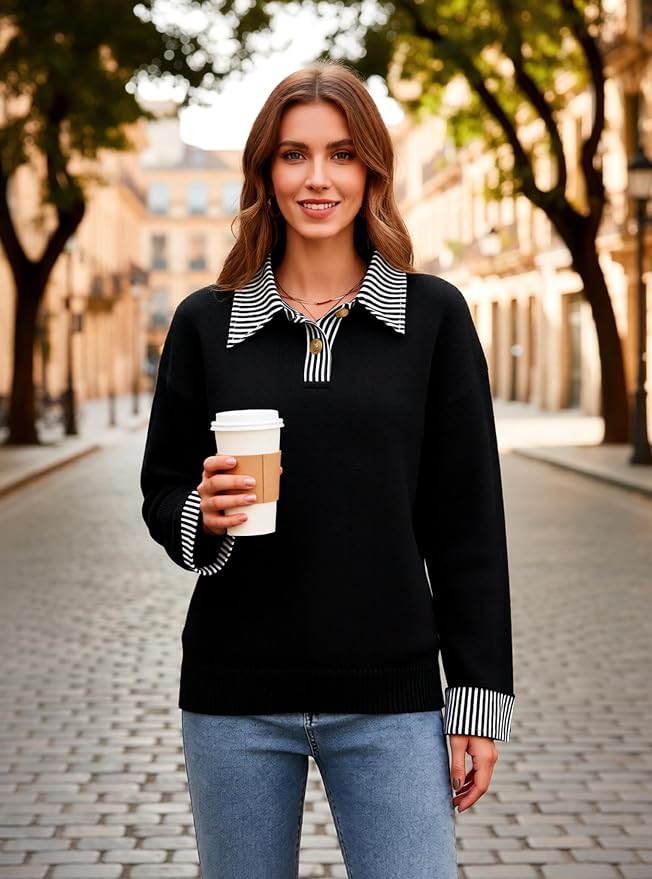 Striped Pure Black