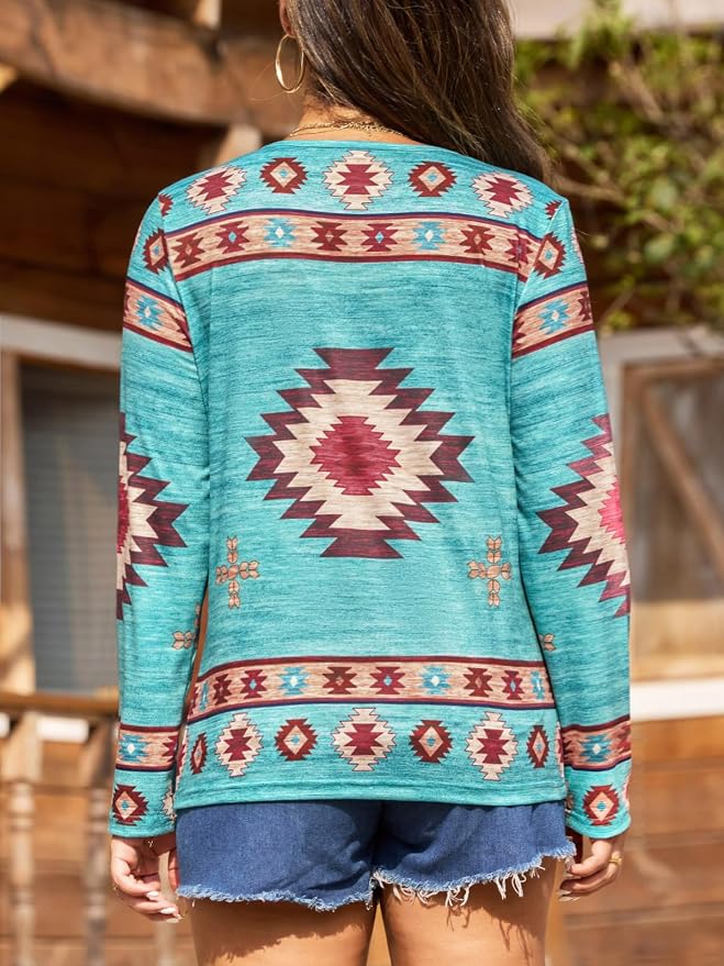 Turquoise Print